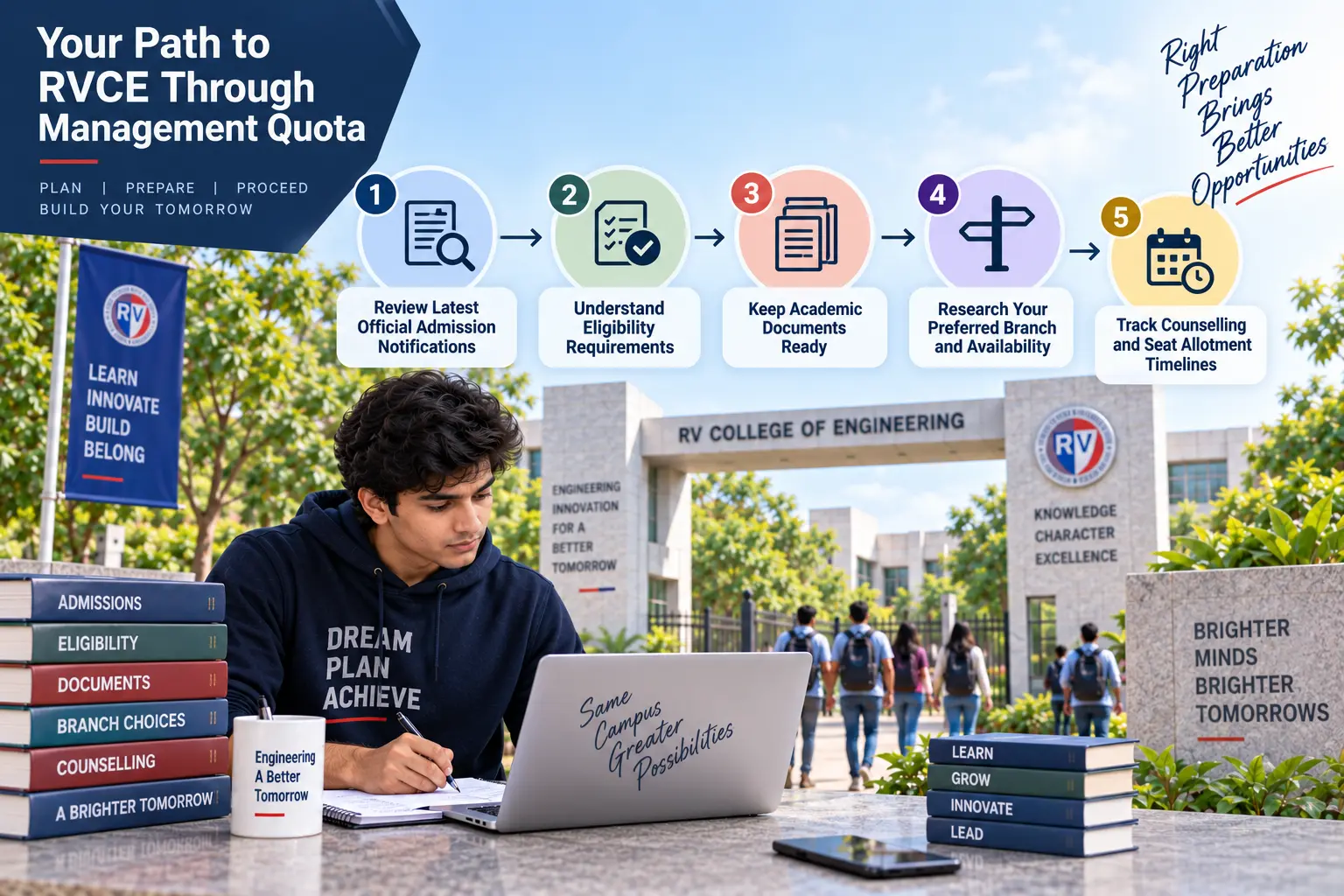 Admission in RVCE Through Management Quota – Step-by-Step
